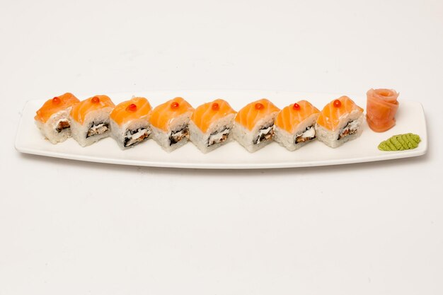 Japanes sushi this vasabi studio shot