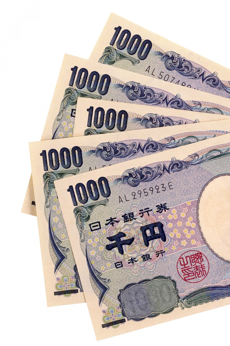 Photo 日本円1000円の通貨建ての紙幣は、白と完全に孤立しています（パス付き）。