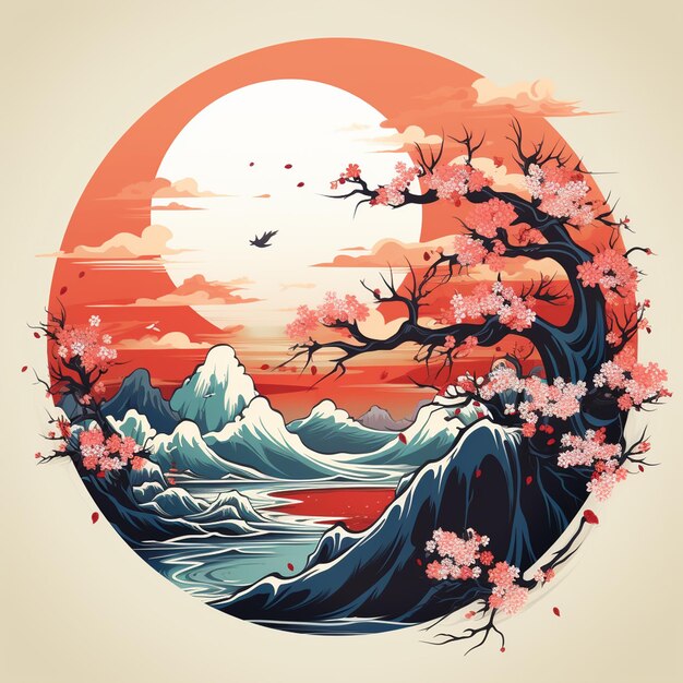 Japanese Art Nature Designs