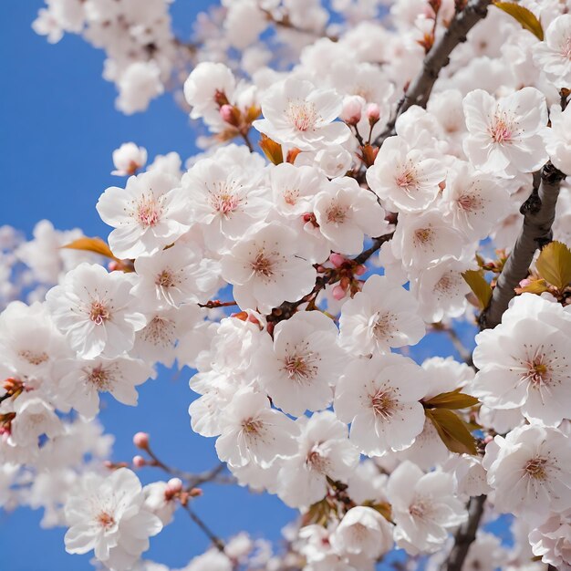 Japanese cherry blossom flowers