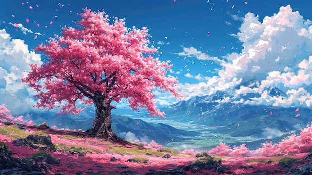 Japanese Cherry Blossom Tree Sakura Background Banner HD