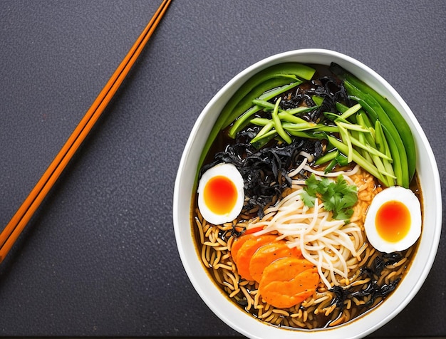 日本料理 ラーメン 卵 ピリ辛