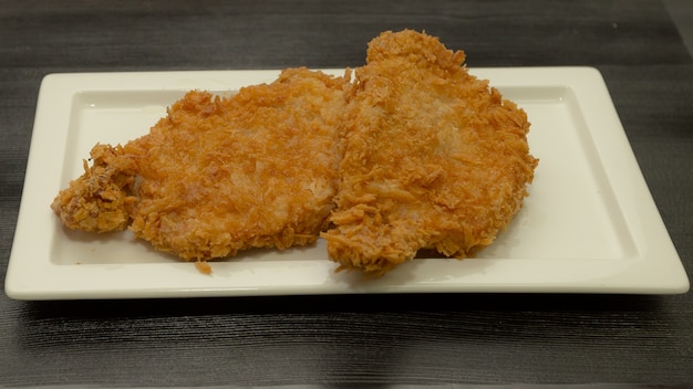 Photo japanese deep fried pork