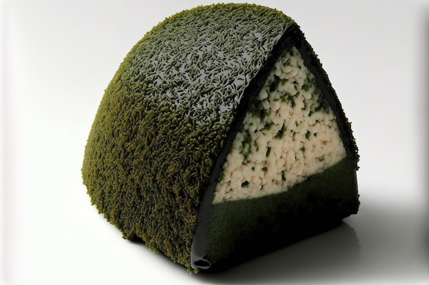 Japanese delicacy called onigiri is a rice ball covered in seaweed
