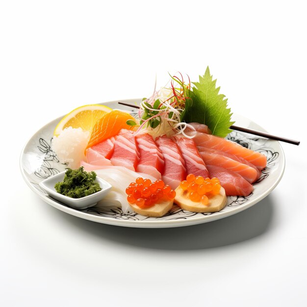 Photo japanese dish photograph isolated on plain background