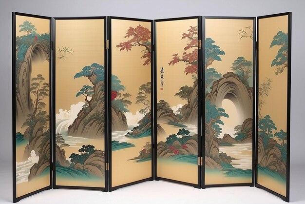 Photo japanese folding screen divider