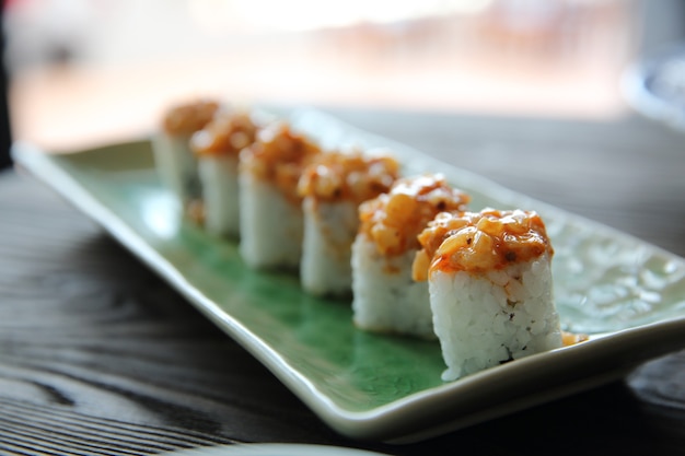 Japanese food maki sushi