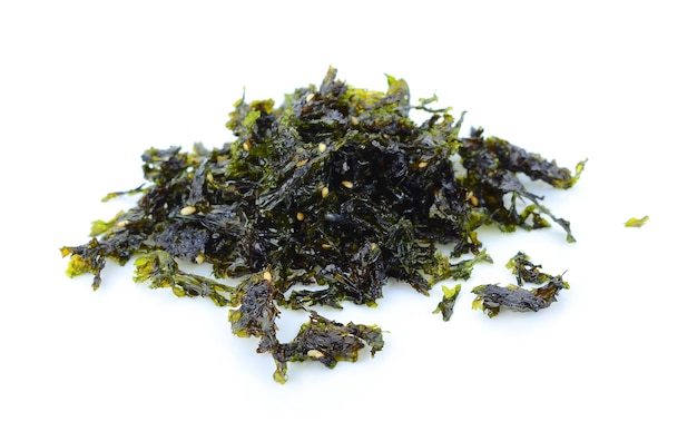 Japanese food nori dry seaweed or edible seaweed