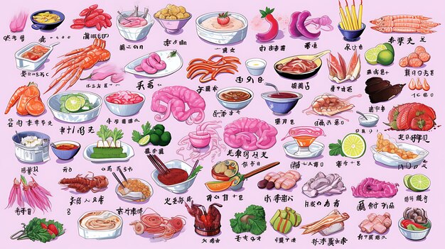 Photo japanese food poster for new taste from japanese cuisine website flyer