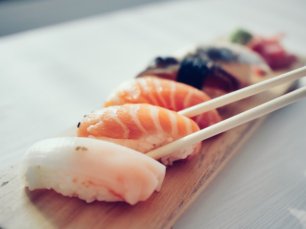 Photo japanese food sushi