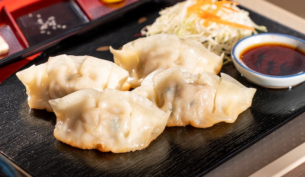 写真 日本の餃子や餃子のおやつ