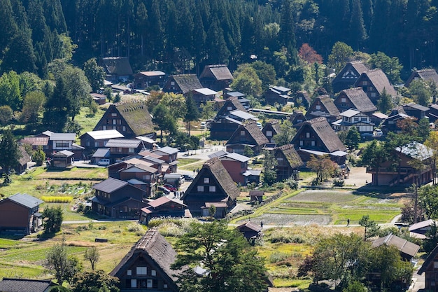 白川郷の古民家集落