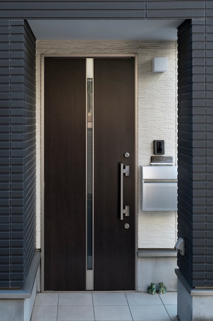 Photo japanese house entrance