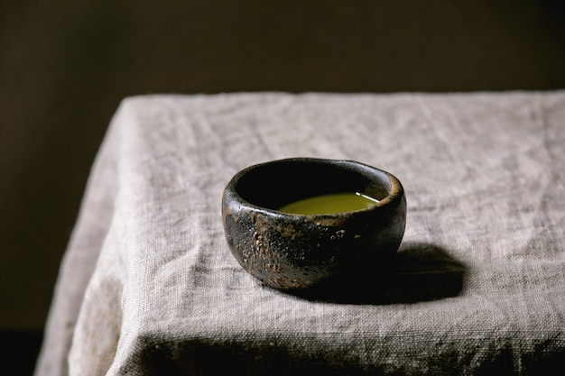 Japanese matcha green tea