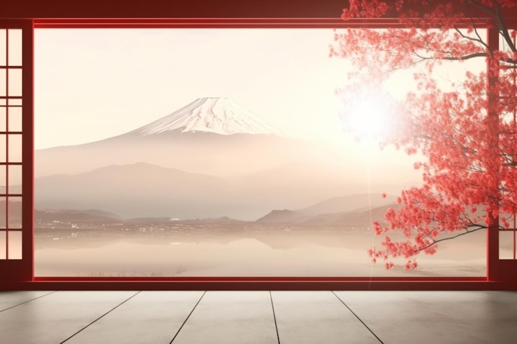 Photo japanese mountain images background