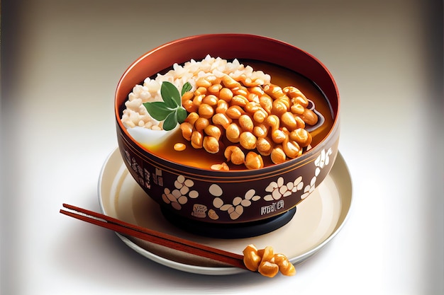 Japanese Natto food