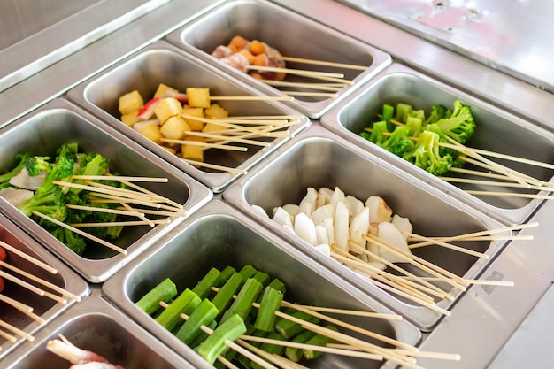 Japanese oden Set of Oden in place box