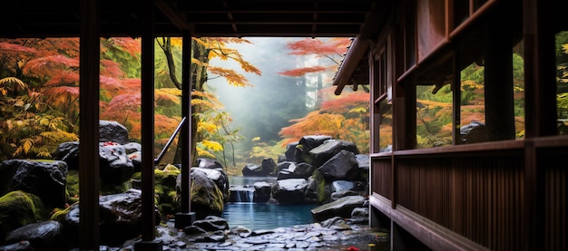 Photo japanese onsen ryokan