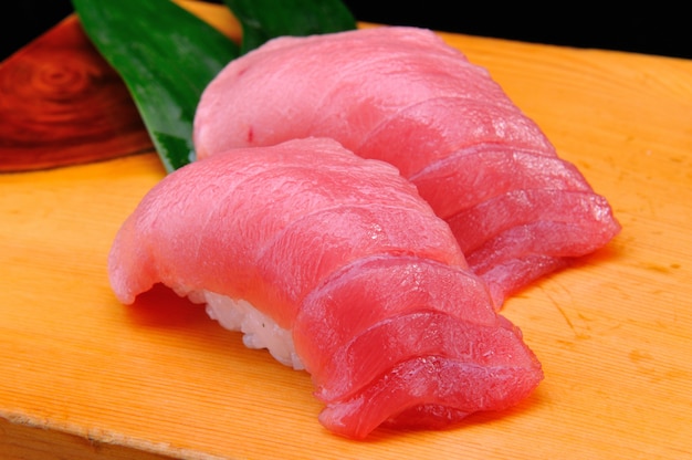 Japanese otoro sushi