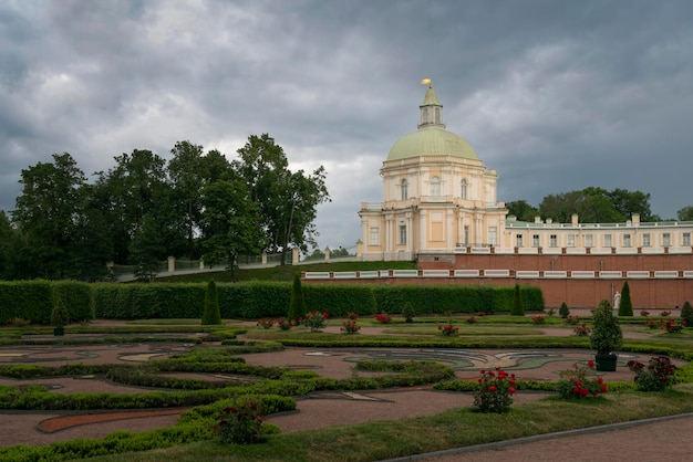Japanese Pavilion of Great Menshikov Palace in Oranienbaum Park Lomonosov Saint Petersburg Russia