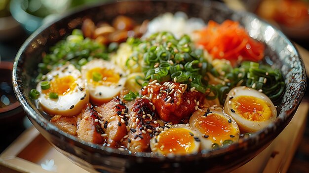 写真 japanese ramen noodles dish