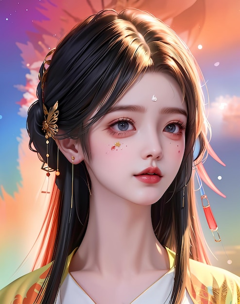 Premium AI Image | japanese samurai girl