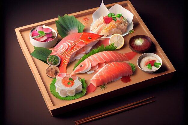 Japanese Sashimi food