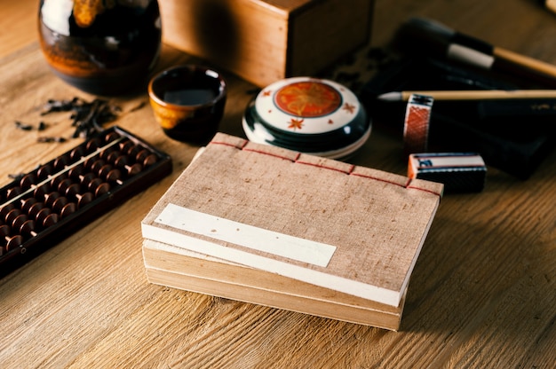 Japanese stab binding (vintage Japanese book)