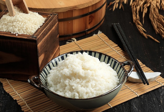 日本の蒸しご飯