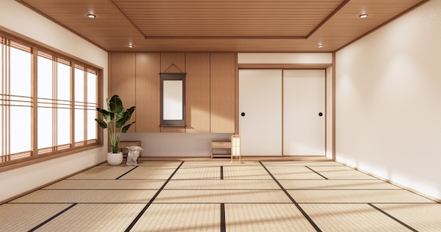 Japanese style room interior design