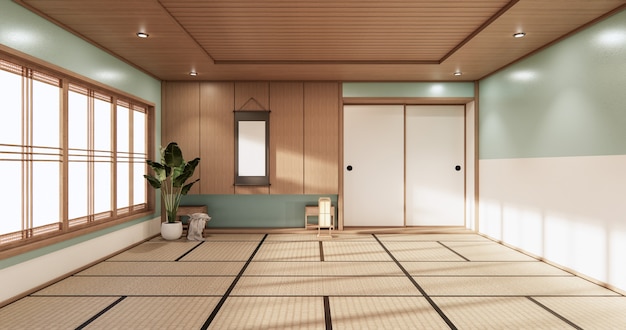 Japanese style room interior design