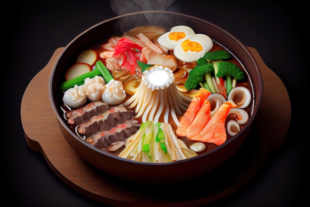 Japanese Sukiyaki food