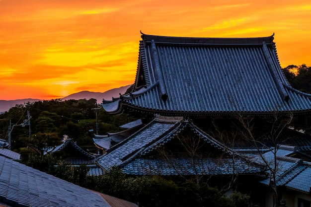 日本の夕日