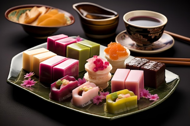 Photo japanese sweets and treats food stock pictures