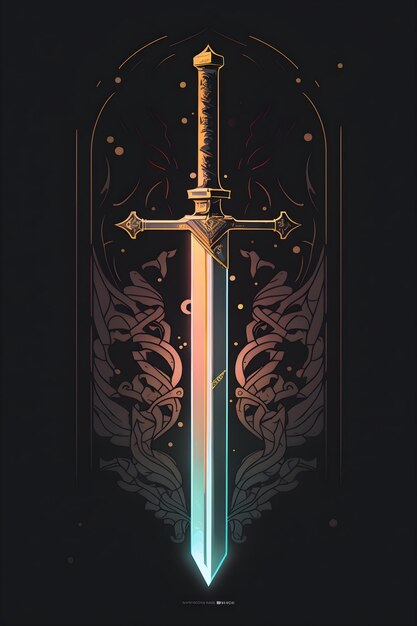 japanese sword illustration