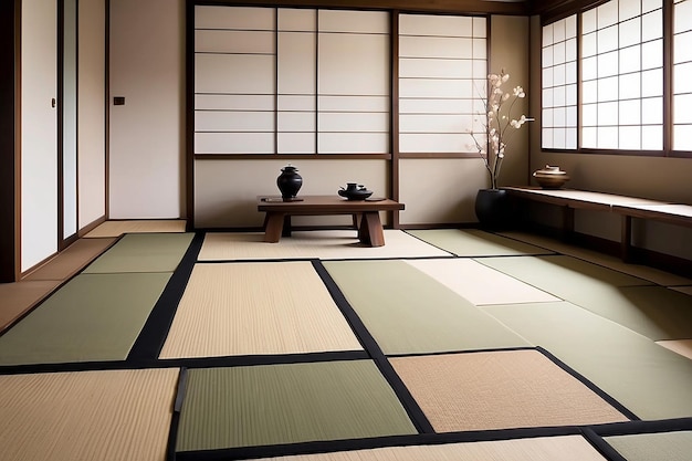 Japanese Tatami Mat Flooring Design