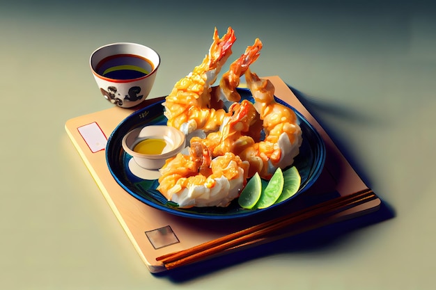 Premium Photo | Japanese tempura food