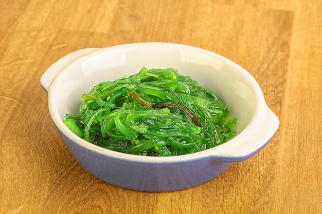 Japanese traditional seaweed salad Chukka