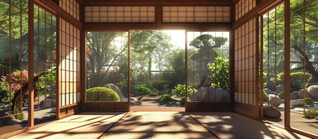 Japanese traditional window design