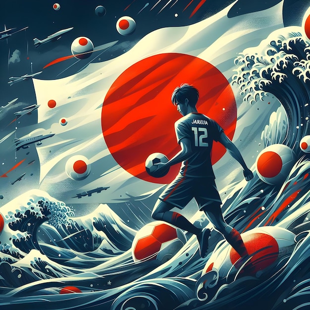 Japanese vector football