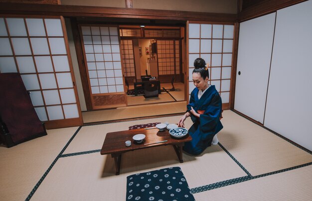 Japanese woman lifestyle moments home