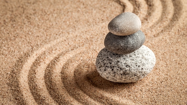 Japanese Zen stone garden