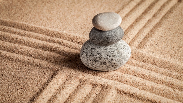 Japanese Zen stone garden