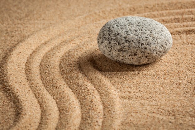 Japanese Zen stone garden