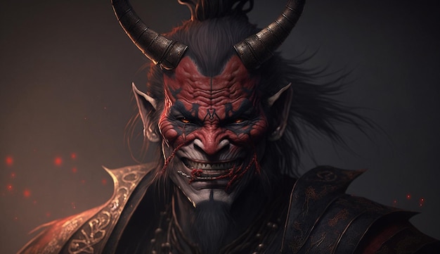 Japans demon ai generator kunstbeeld