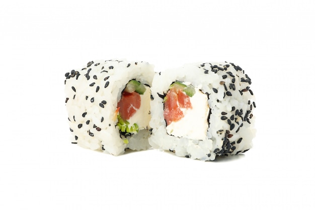 Japans eten. Heerlijke sushi rolt geïsoleerd