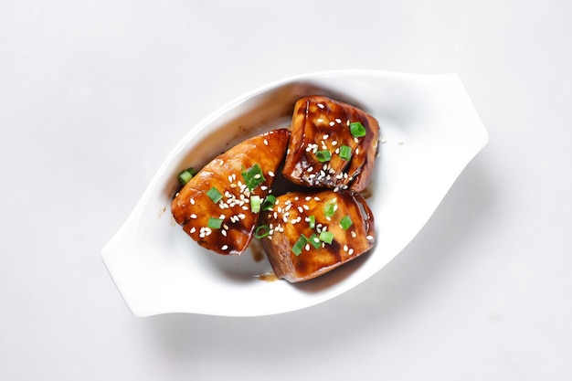 Japans Eten Kabeljauw Vis Teriyaki.