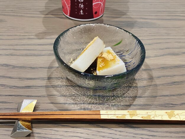 Foto japans eten kuzumochi