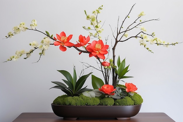 Japans Ikebana-bloemstuk