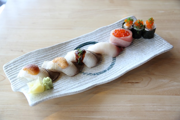 Japanse amberjacksushi, Hamachi-sushi, Japans eten